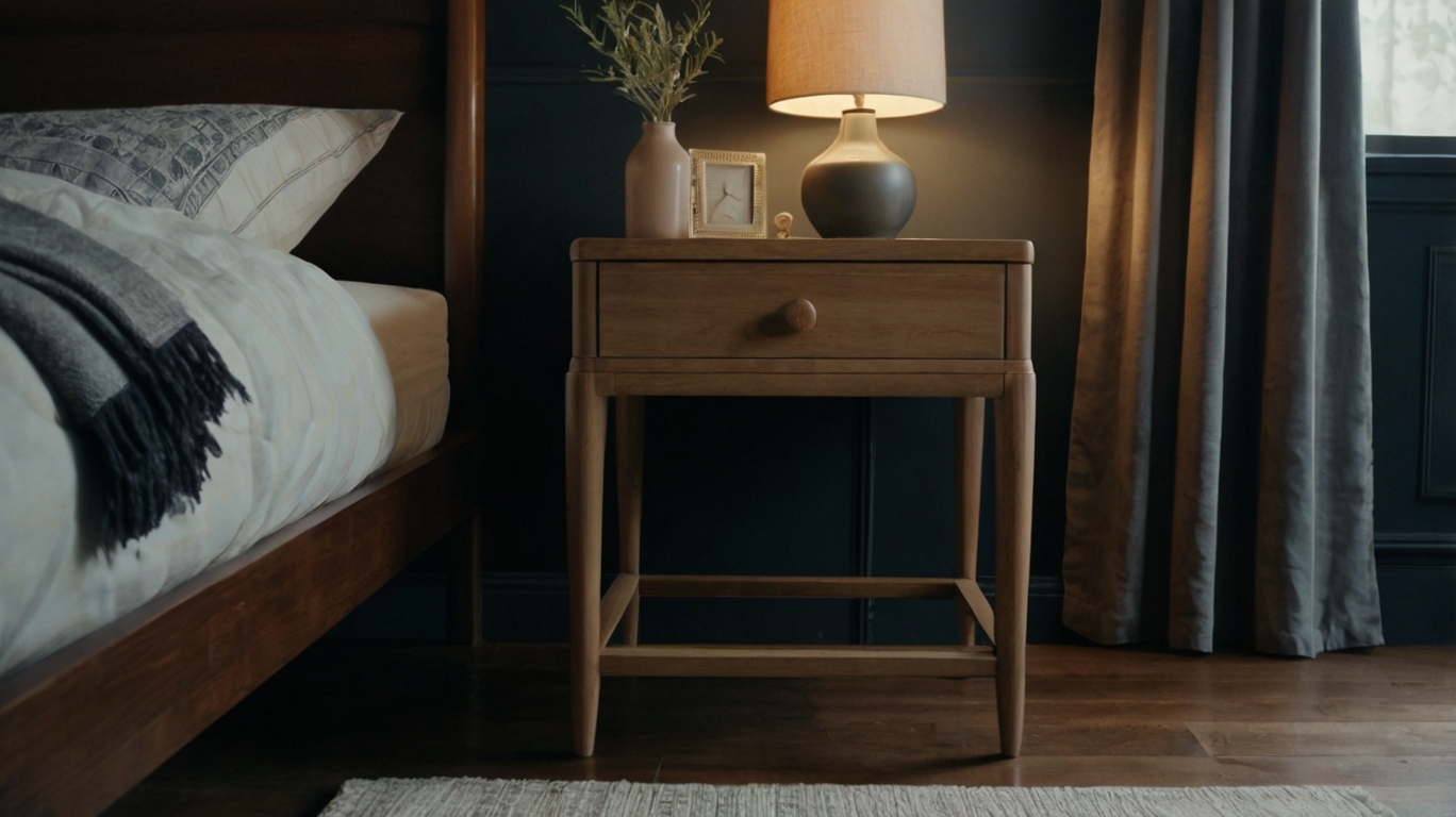 A simple and beautiful nightstand