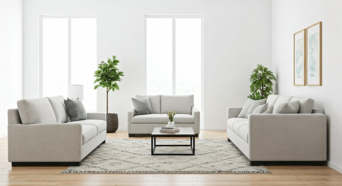 Smart furniture layout in small room