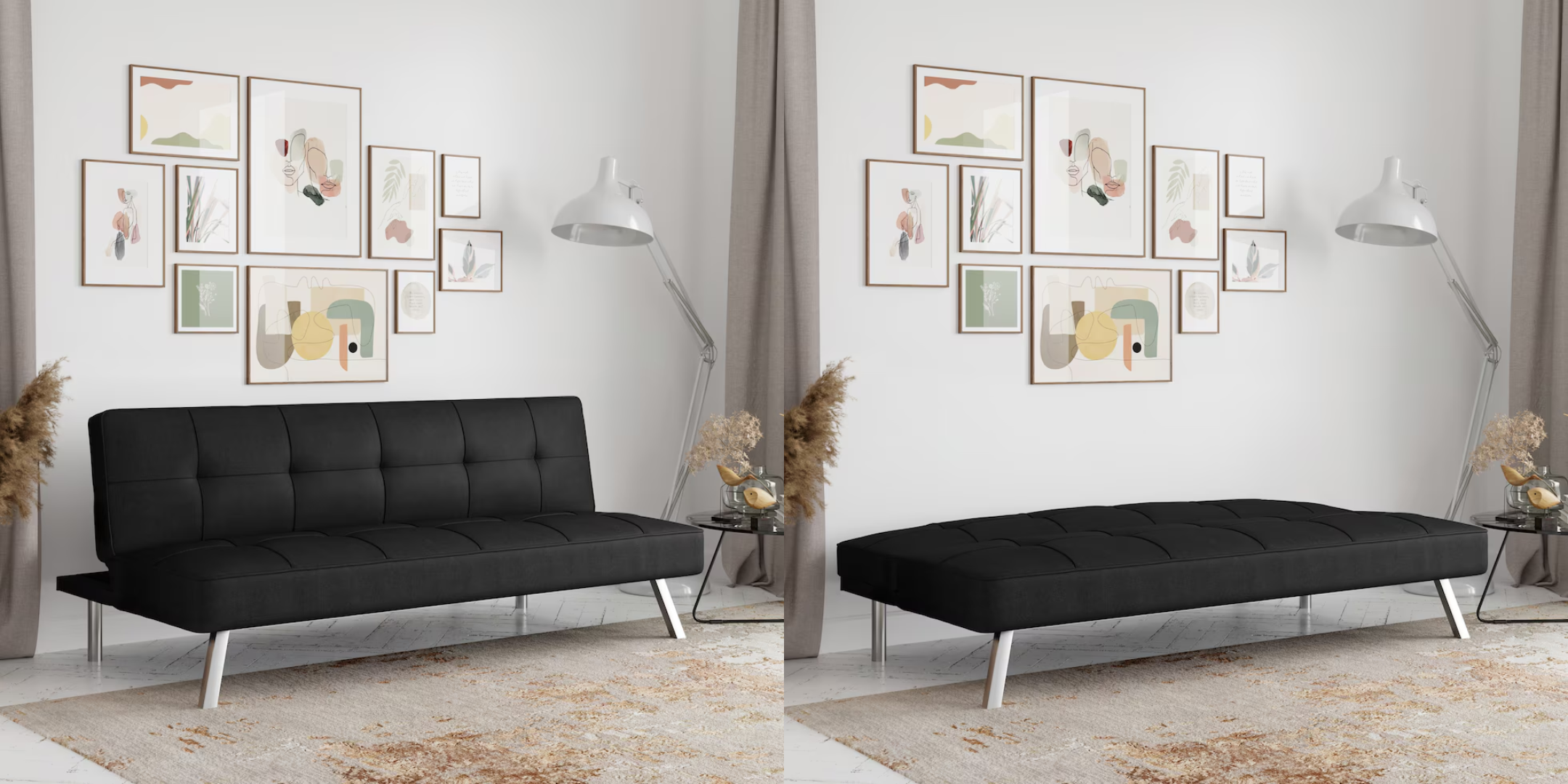 Serta Tiegan Futon - Black