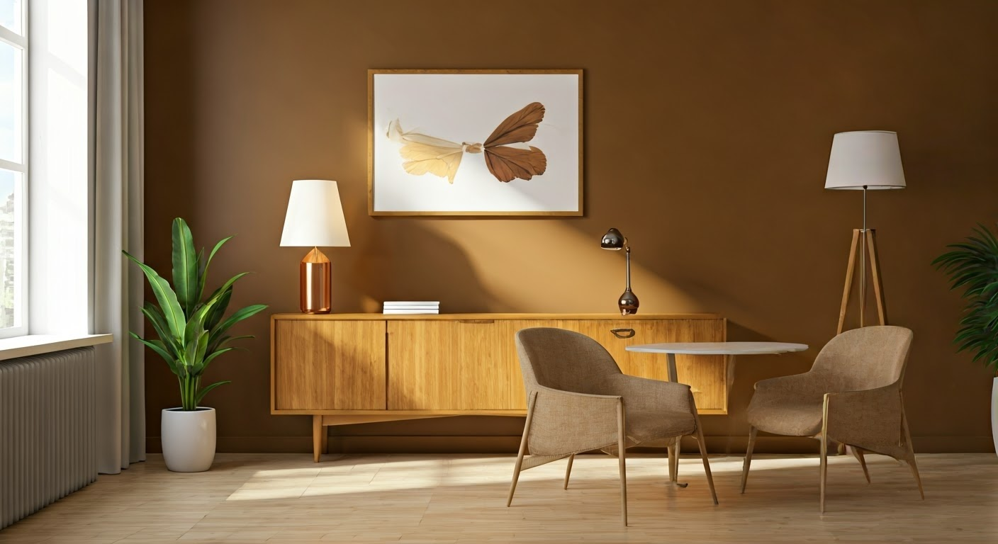 Stylish Mid-Century Modern interior