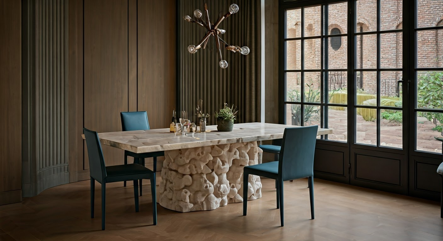 Beautiful artistic dining room furniture