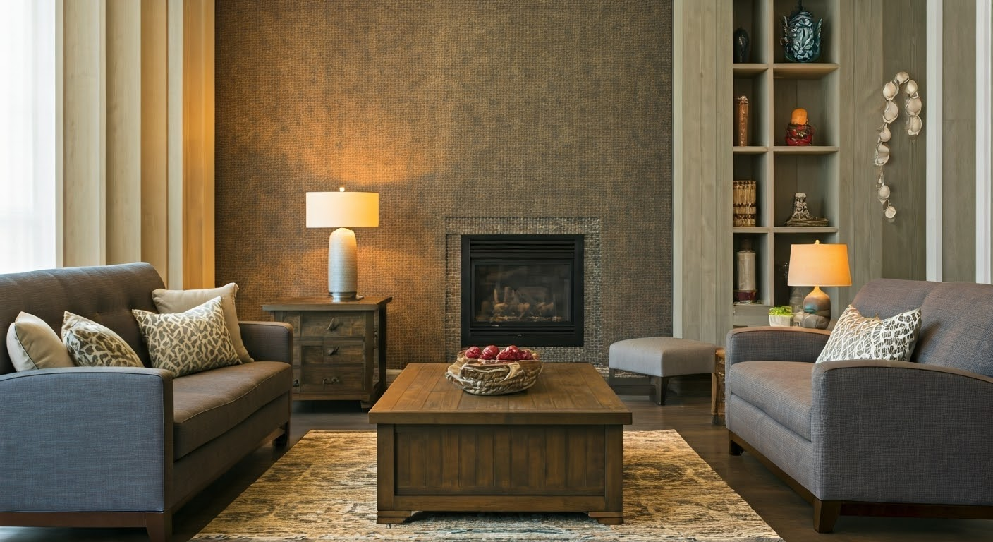 Amish furniture in modern interior