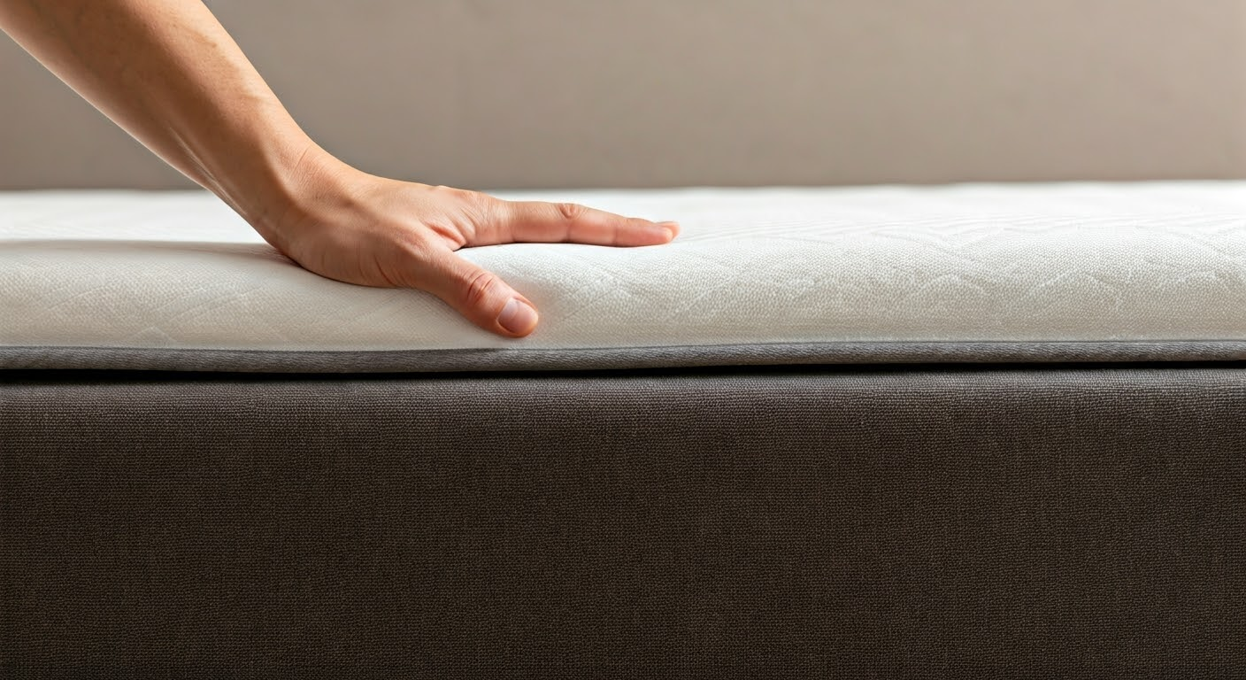 Testing edge firmness of mattress