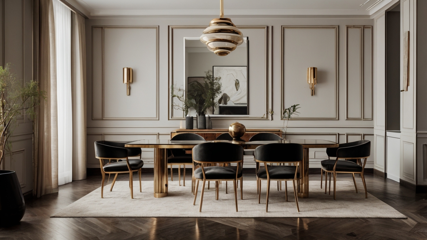 Dining Room with Art Deco Furniture