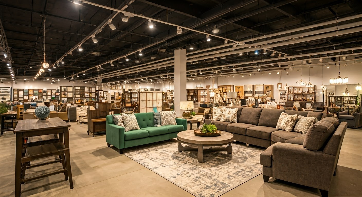 Vibrant local furniture store