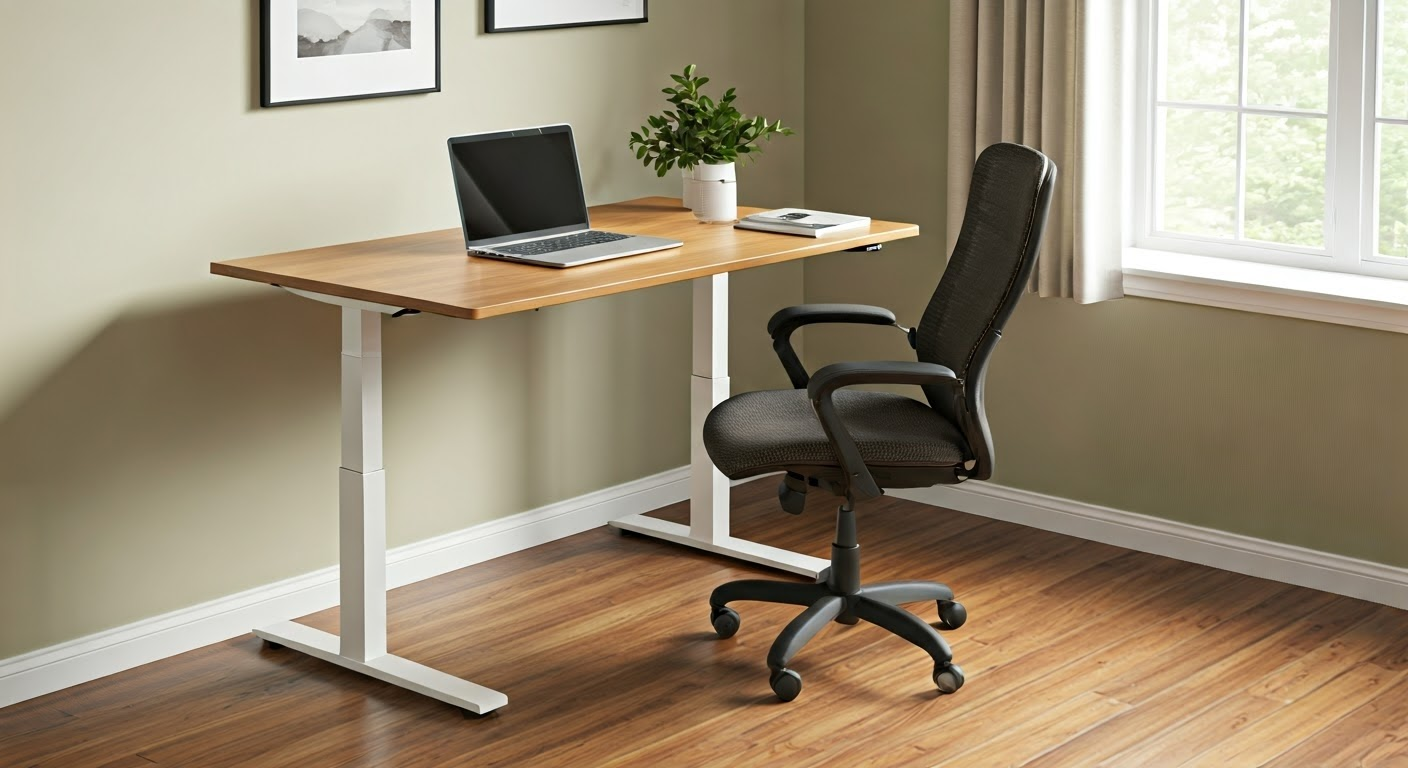 Ergonomic home office setup