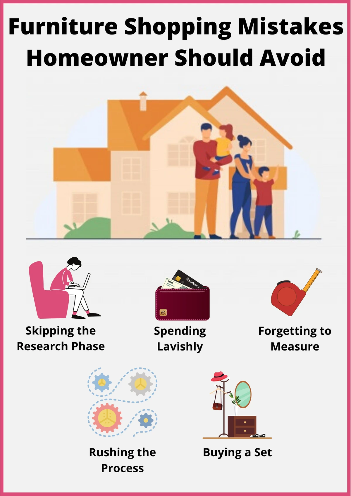 Furniture Mistakes 2025 Furniture Shopping Mistakes Infographic